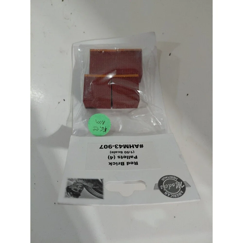 NIP American Heritage Models 43-907 O Gauge Railroad Scenery Red Brick Pallets